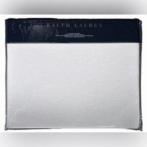 $695 NEW RALPH LAUREN HOME QUEEN SOFT WOOL BLEND BLANKET FINE CREAM FULL BED
